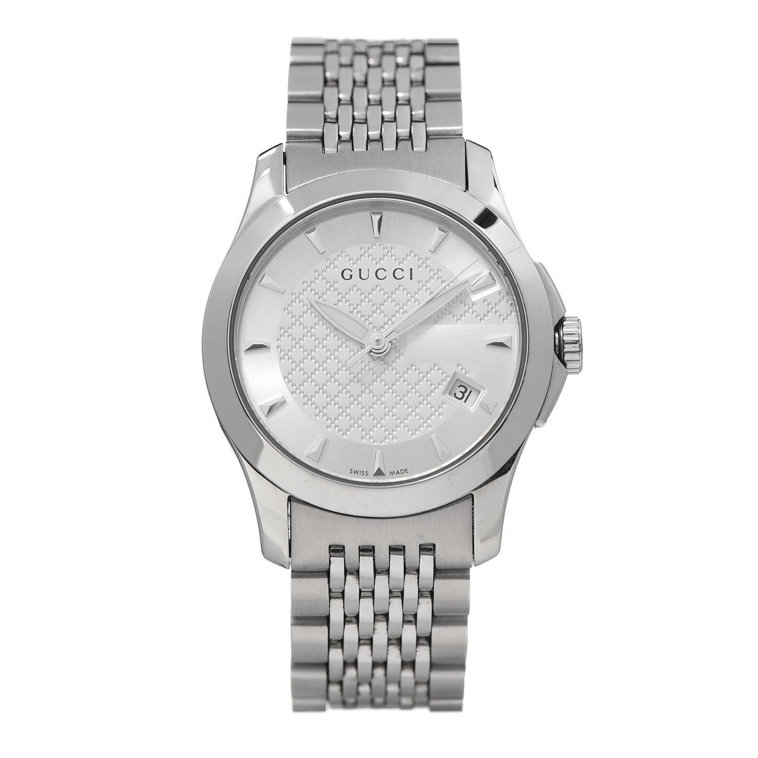 Gucci Stainless Steel 27mm G-Timeless Quartz Watch 1 of 8