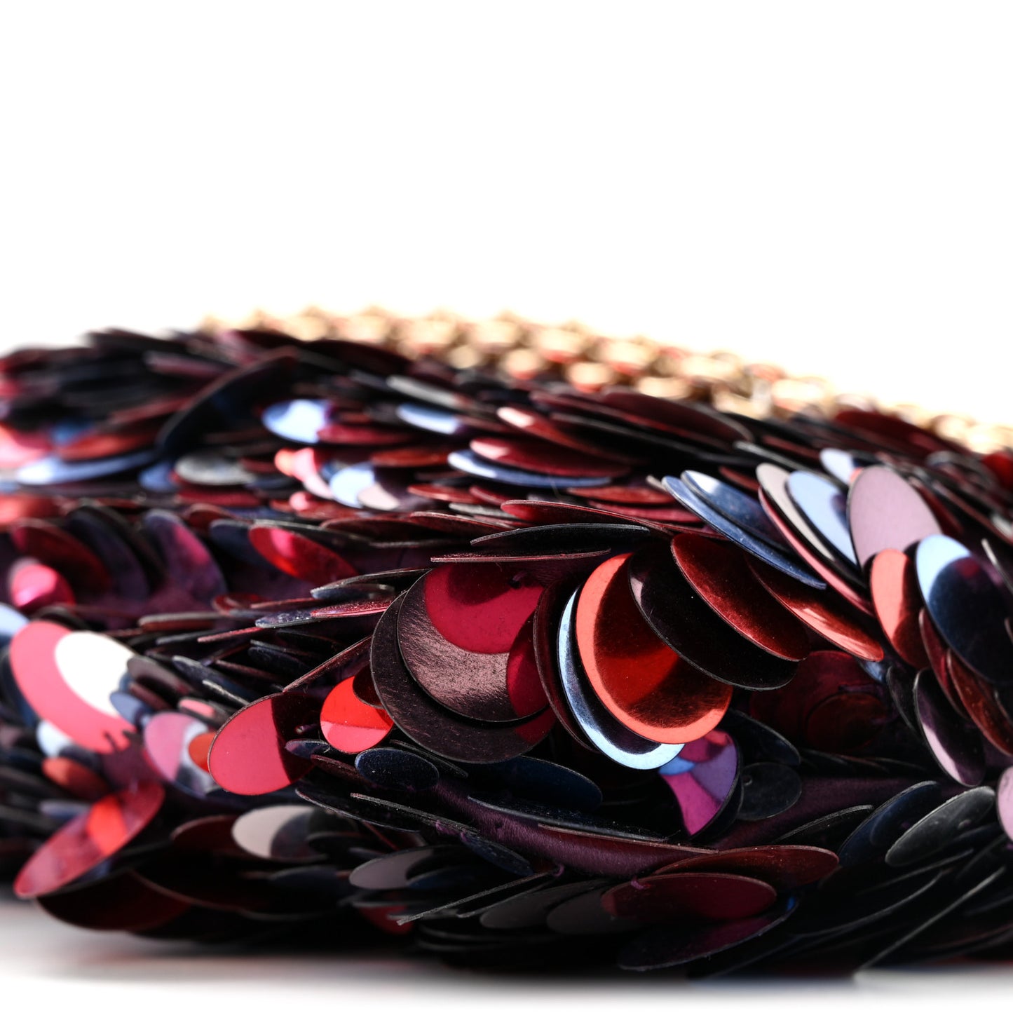 Maxi Sequin Embroidery Callie Bag Raspberry Mix