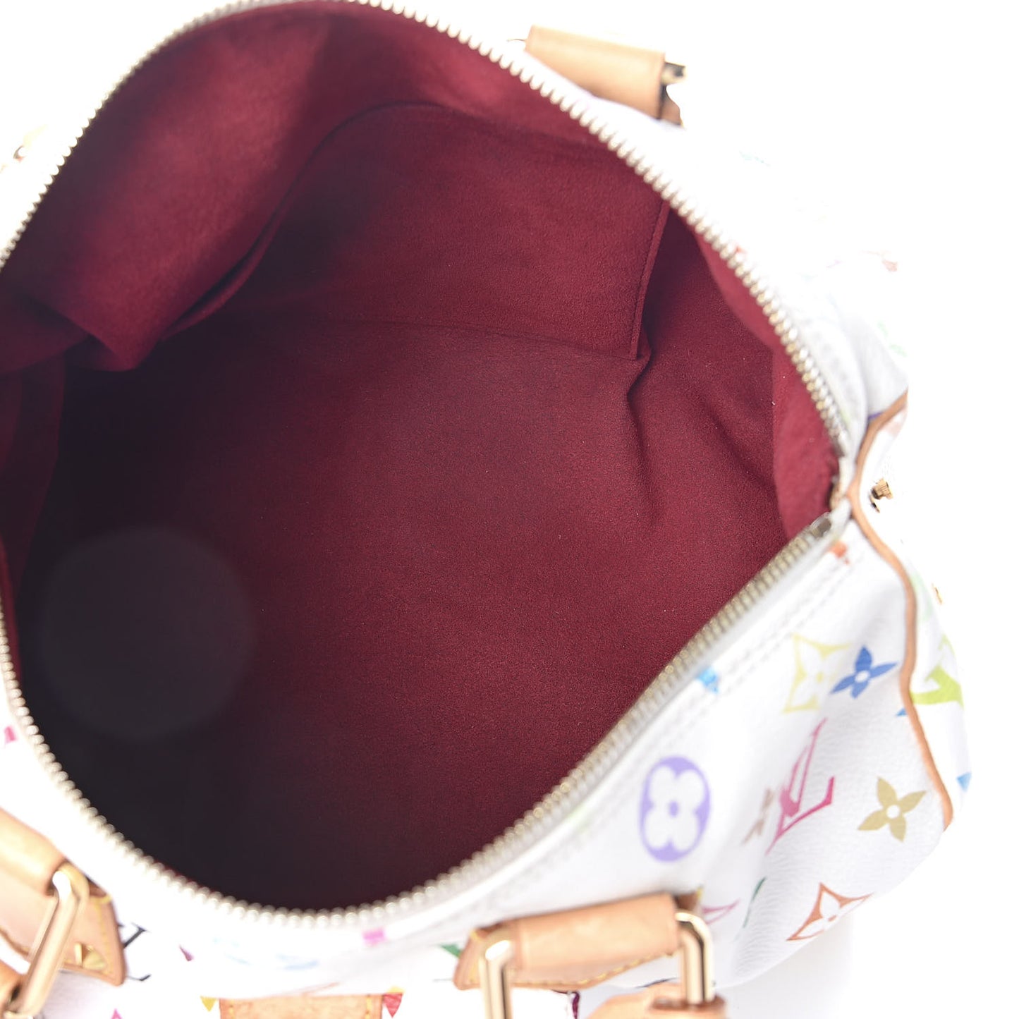 Monogram Multicolor Speedy 30 White