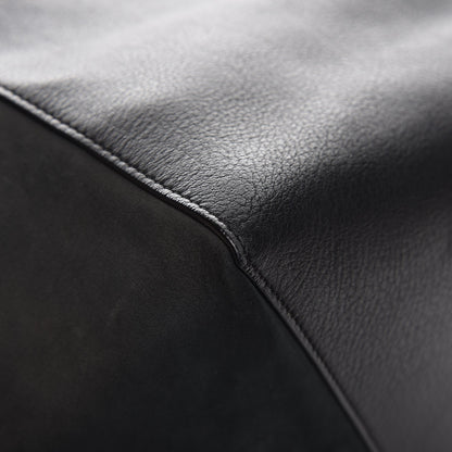 Celine Smooth Calfskin Nubuck Medium Horizontal Cabas Phantom Black 12 of 15