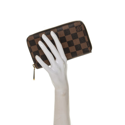 Louis Vuitton Damier Ebene Zippy Compact Wallet 2 of 7