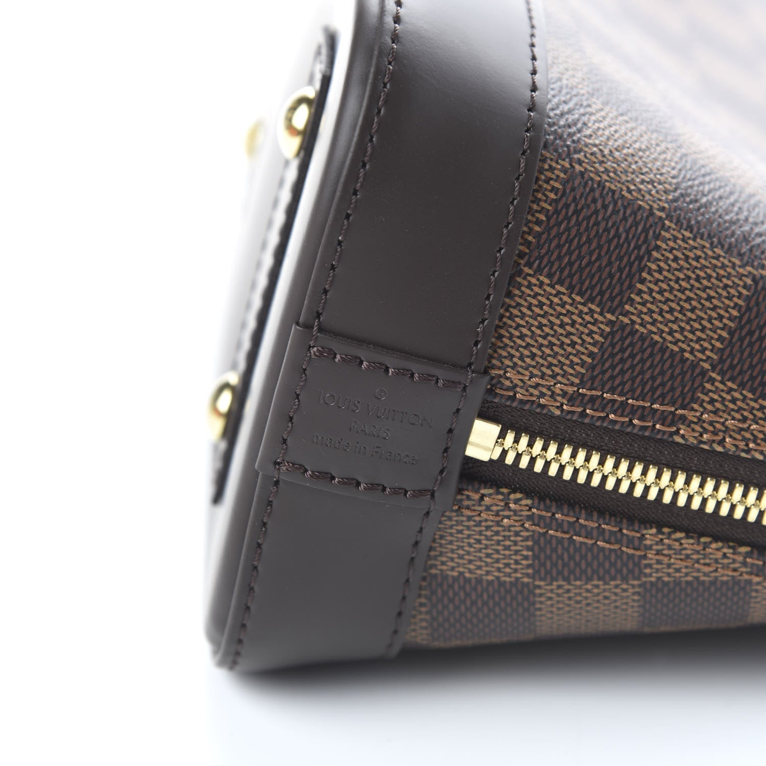 Louis Vuitton Damier Ebene Alma BB 8 of 10