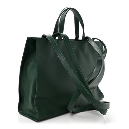 Telfar Vegan Leather Medium Shopping Bag Dark Olive 3 of 14