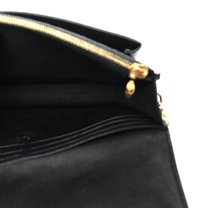 Louis Vuitton Empreinte Vavin Chain Wallet Black 5 of 9