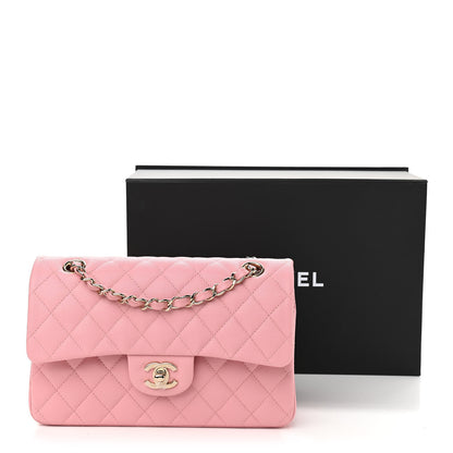 Chanel Caviar Quilted Small Double Flap Pink 11 of 11