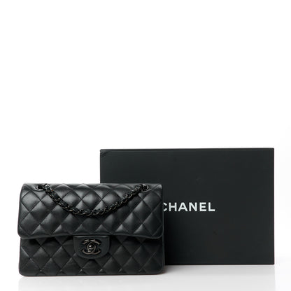 Chanel Lambskin Quilted Small Double Flap So Black 12 of 12