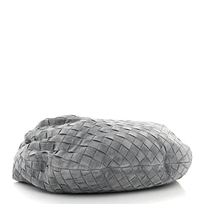 Bottega Veneta Suede Calfskin Intrecciato Teen Jodie Hobo Thunder 4 of 10