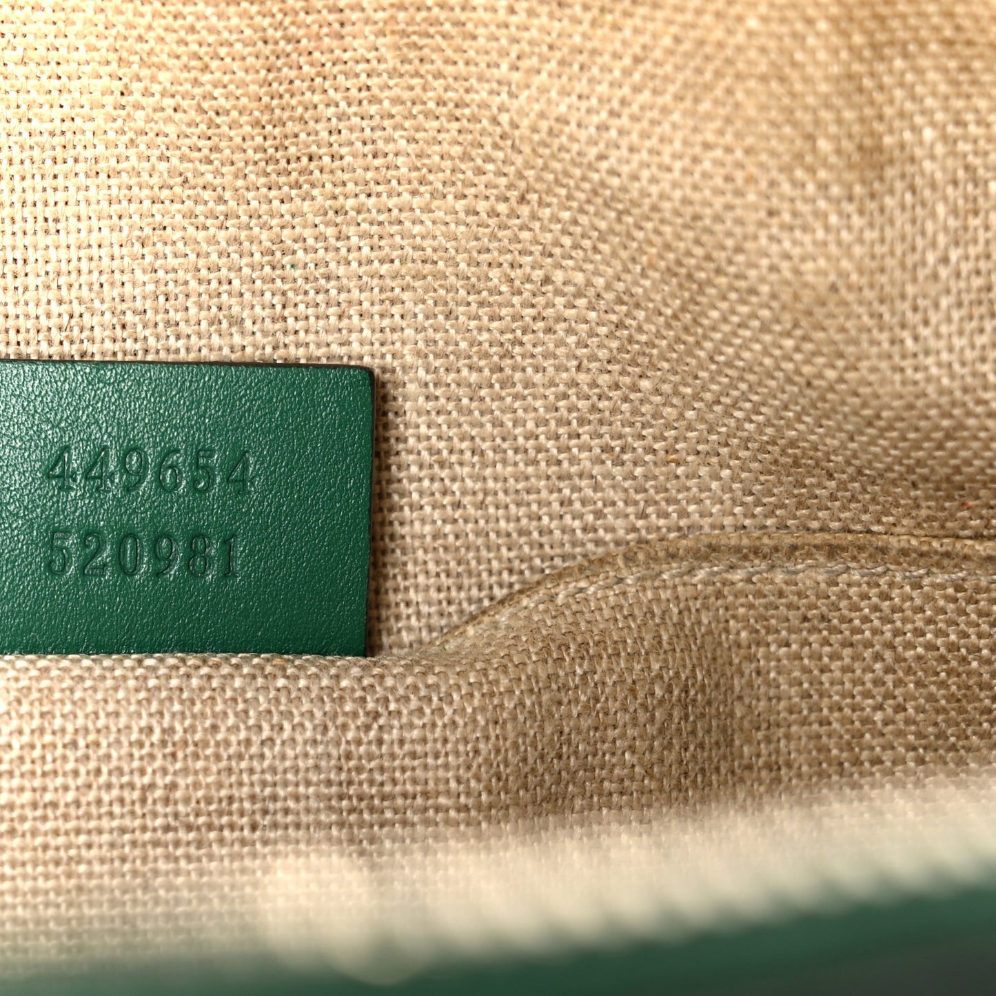 Soft Microguccissima Mini Dome Bag Emerald