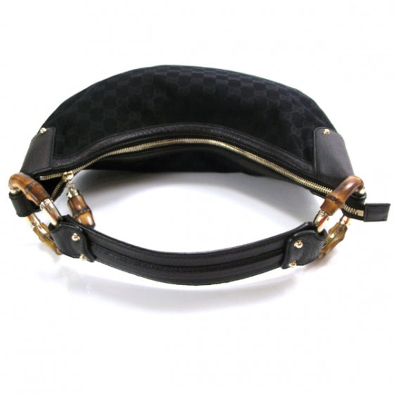 Canvas Monogram Bamboo Hobo