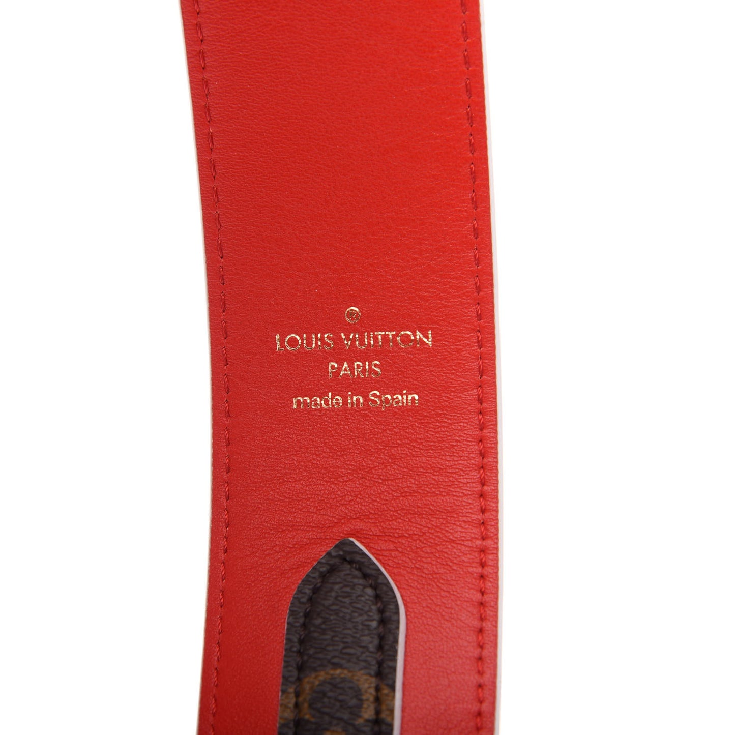 Monogram Bandouliere Shoulder Strap Cherry