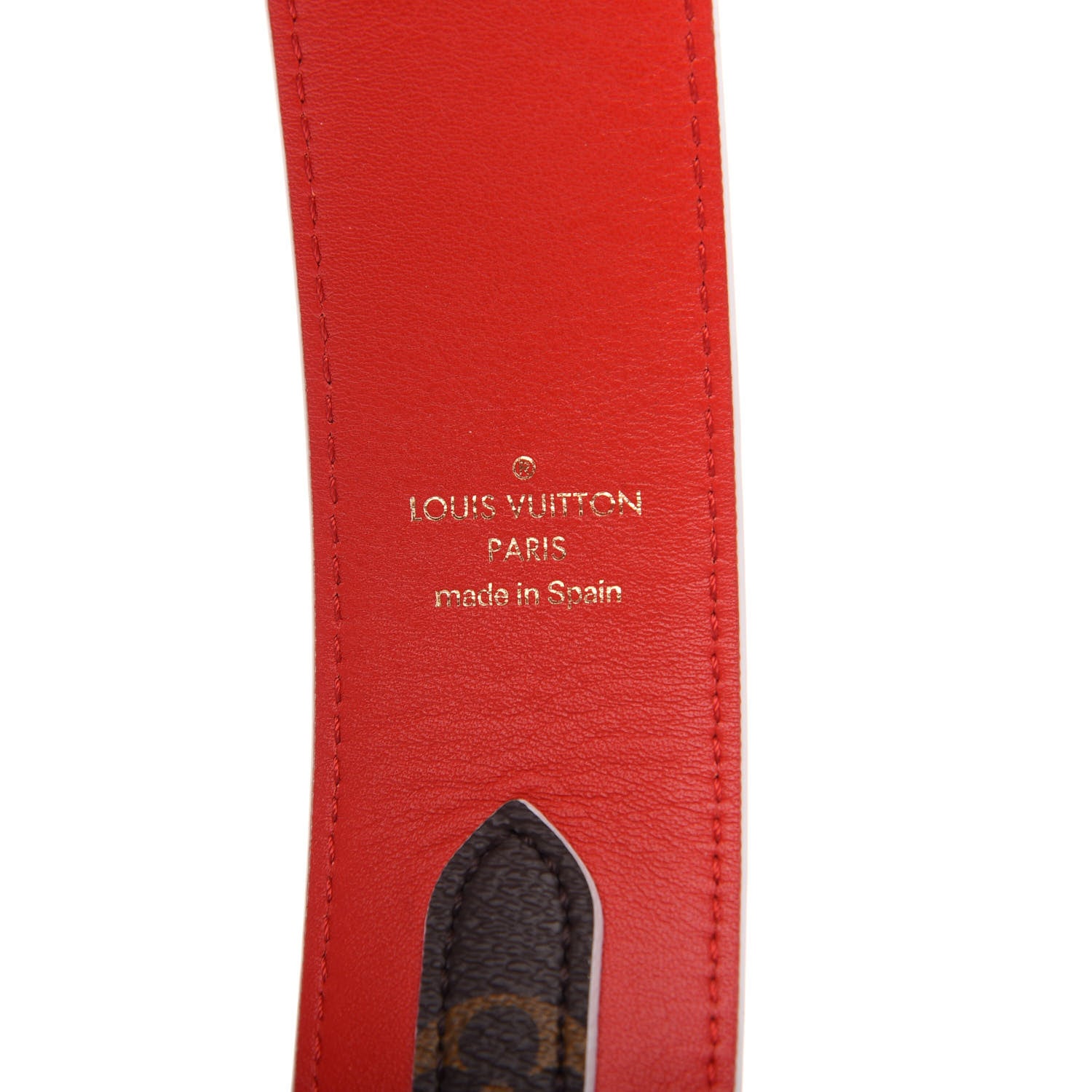 Louis Vuitton Monogram Bandouliere Shoulder Strap Cherry 4 of 5