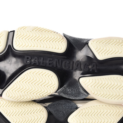 Balenciaga Fabric Mesh Womens Triple S Sneakers 41 Rose Fluo Black White 6 of 15