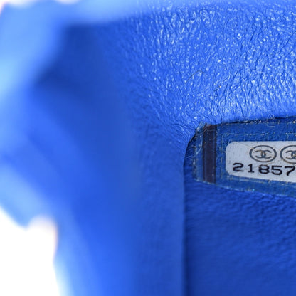 Chanel Lambskin Quilted Mini Rectangular Flap Blue 6 of 13