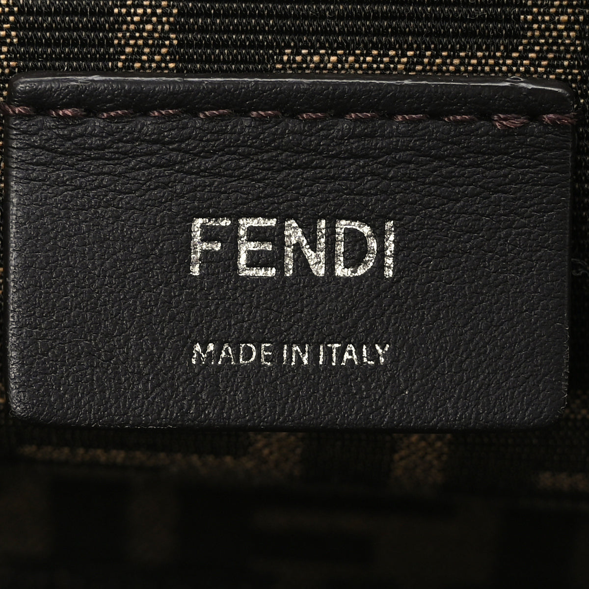 Shiny Nappa Snakeskin Small Fendi First Mirto