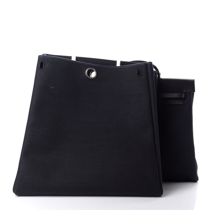 Hermes Toile Vache Calfskin Herbag 39 MM Black 2 of 14