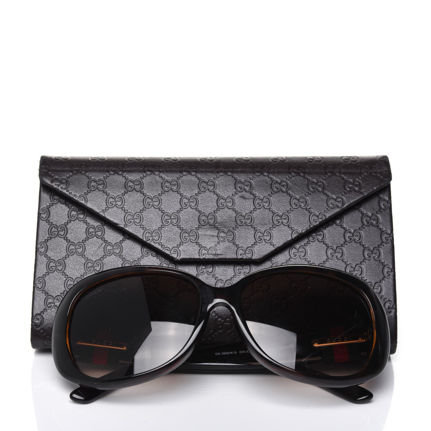 Acetate Web Oversized Sunglasses GG3660 Tortoise
