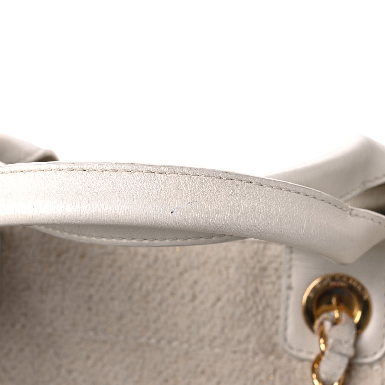 Chanel Lurex Boucle Medium Deauville Tote White 14 of 15