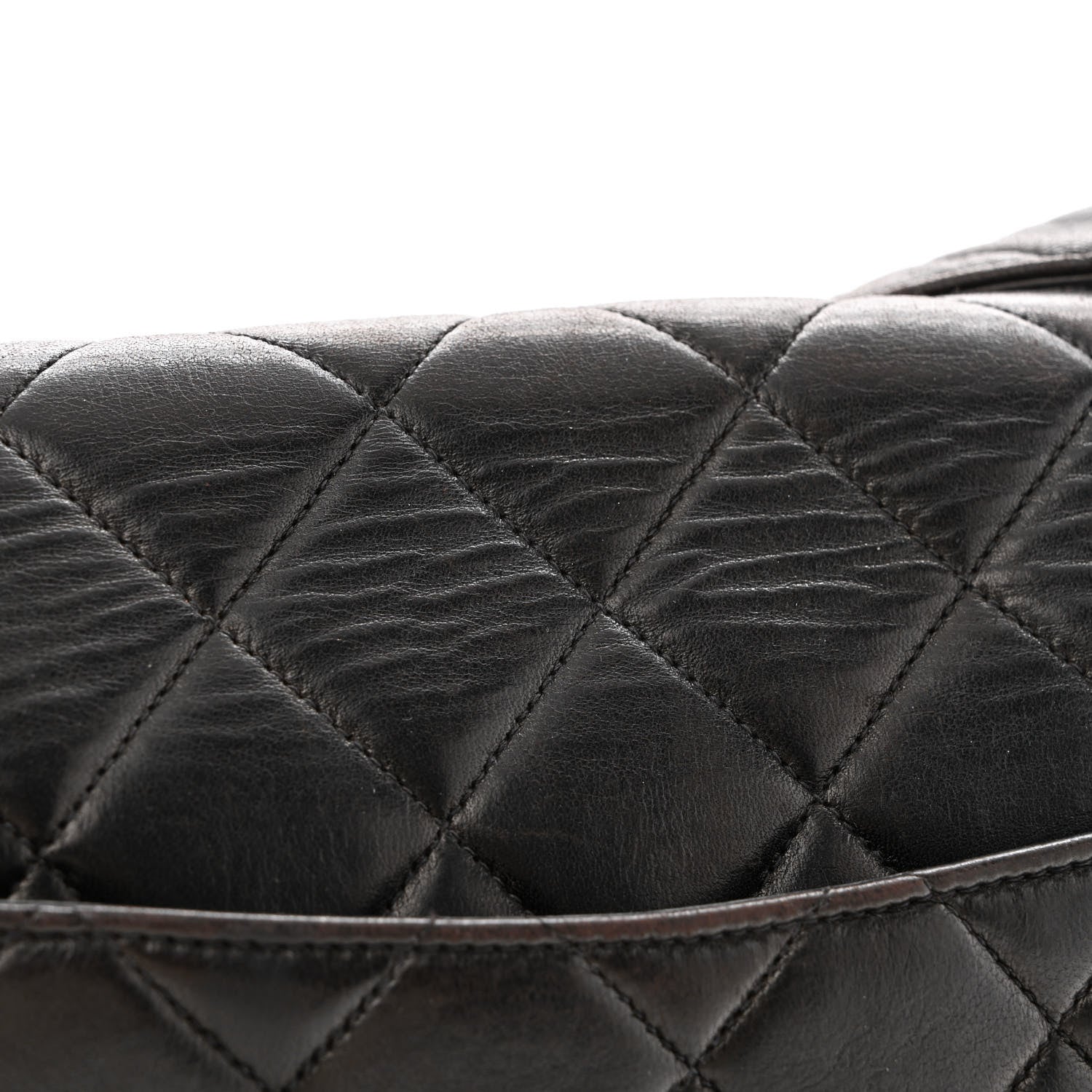 Chanel Lambskin Quilted CC Flap Shoulder Bag Black 13 of 13