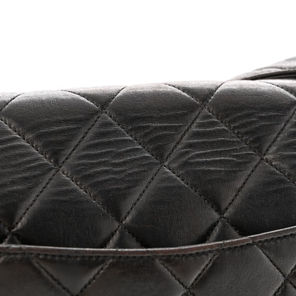 Chanel Lambskin Quilted CC Flap Shoulder Bag Black 13 of 13