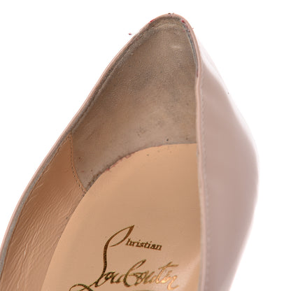 Christian Louboutin Patent Lady Peep 150 Pumps 36 Ballerina 12 of 17