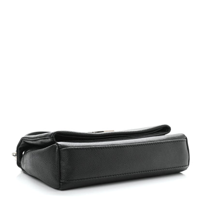 Saint Laurent Grain De Poudre Monogram Toy West Hollywood Fold-Over Bag Black 4 of 13