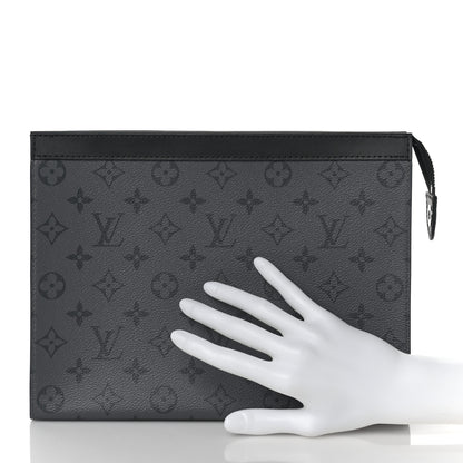 Louis Vuitton Monogram Eclipse Reverse Pochette Voyage MM 2 of 8
