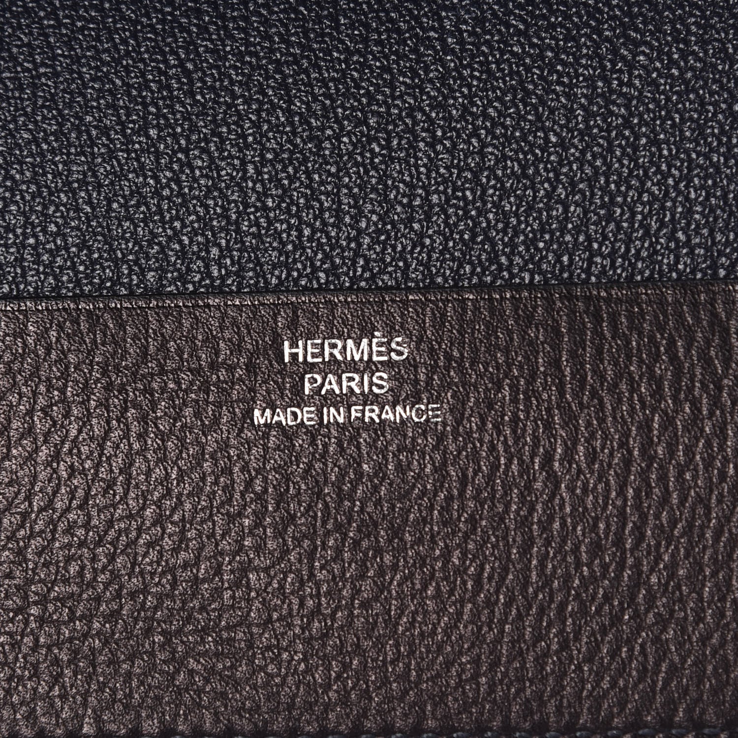 Hermes Evergrain MC2 Magellan Passport Holder Black 6 of 8