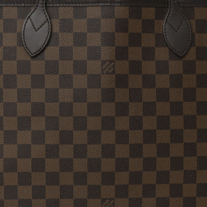 Louis Vuitton Damier Ebene Neo Neverfull MM Rose Ballerine 9 of 13