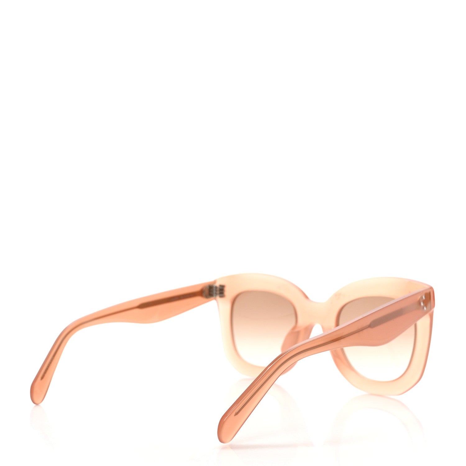 Celine Oversized Round Sunglasses CL4005FN Peach 4 of 7