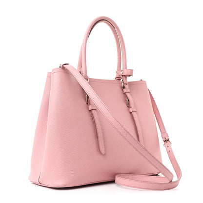 Prada Saffiano Cuir Medium Double Handle Tote Pesco 3 of 15