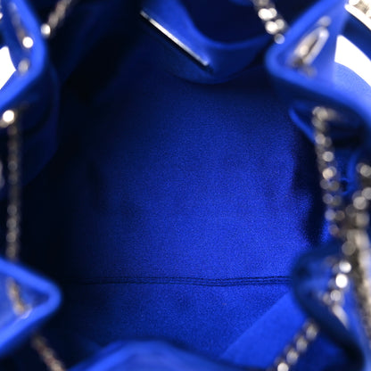 Jimmy Choo Satin Crystal Embellished Bon Bon Bag Blue 5 of 12