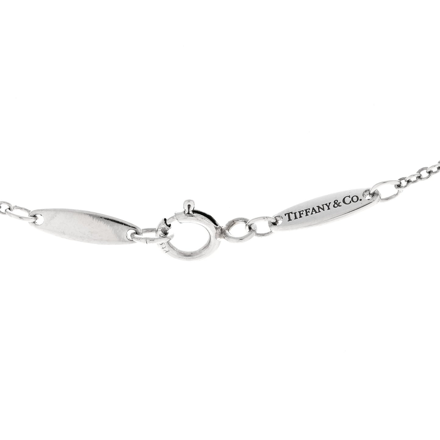 Platinum Ruby Elsa Peretti Color By The Yard Pendant Necklace