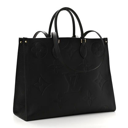Louis Vuitton Empreinte Monogram Giant Onthego GM Black 3 of 10