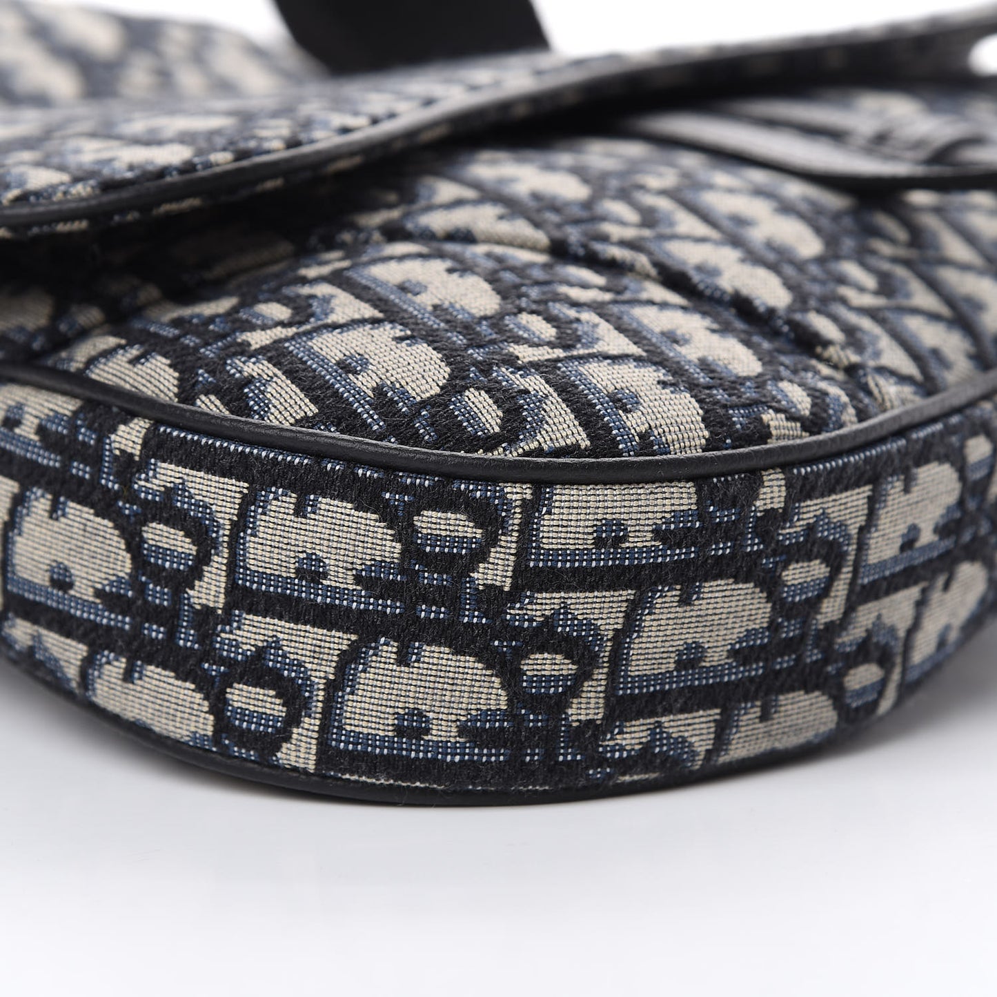 Oblique Mens Saddle Bag Blue
