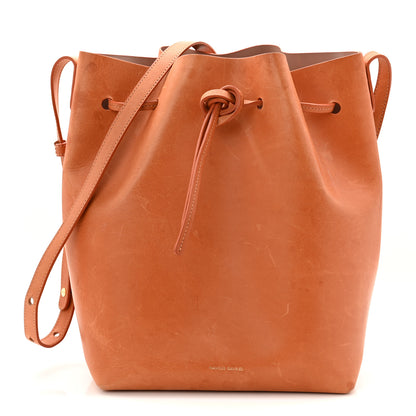 Mansur Gavriel Vegetable Tanned Calfskin Bucket Bag Cammello Rosa 1 of 15
