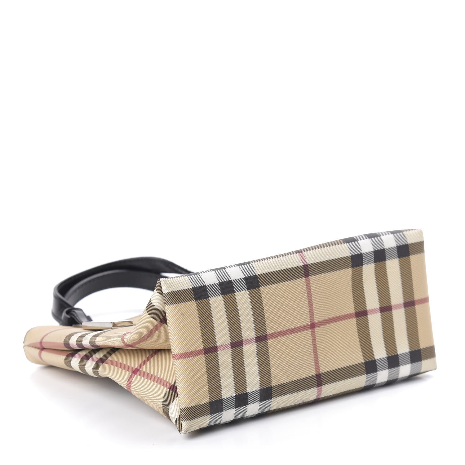 Burberry House Check Small Tote Black 4 of 9