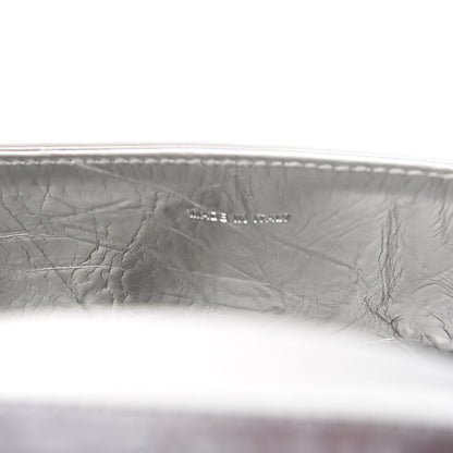 Christian Dior Metallic Calfskin Medium Diorever Flap Silver 7 of 10