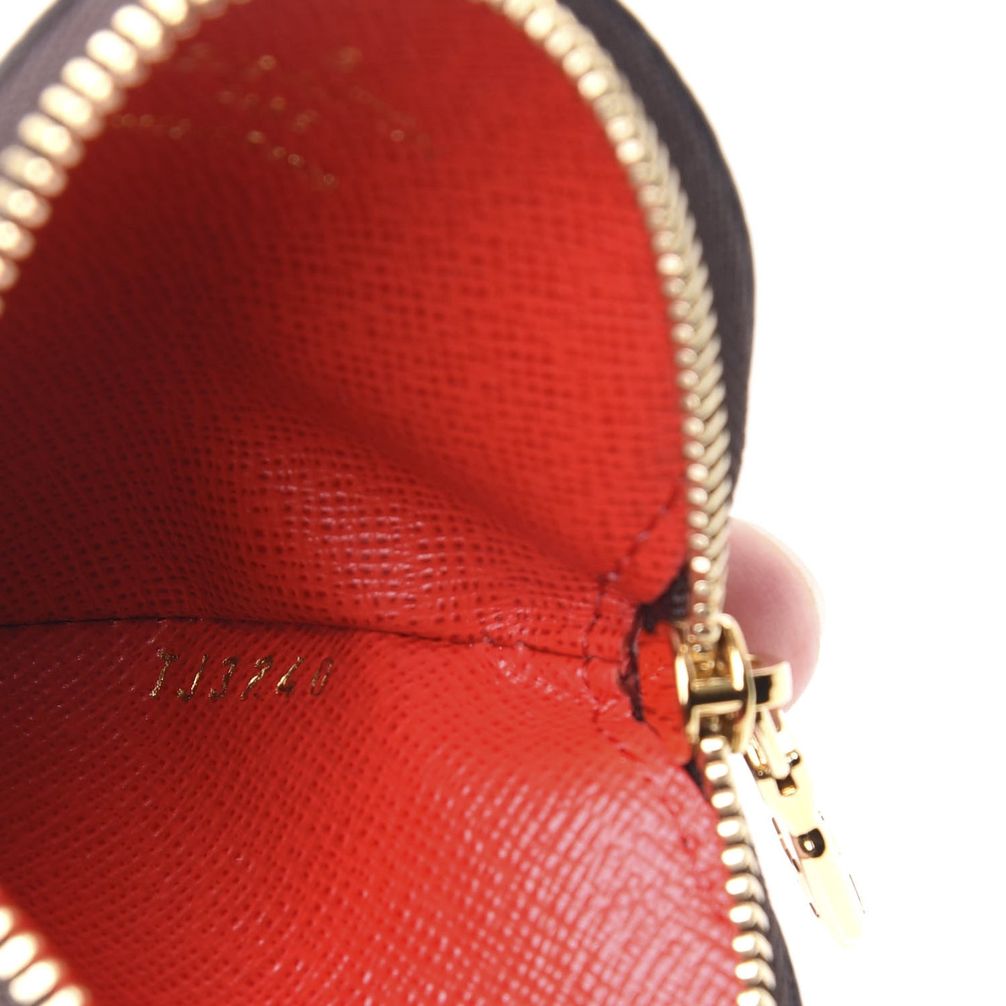 Monogram 2020 Christmas Animation Bumper Cars Round Coin Purse Coquelicot