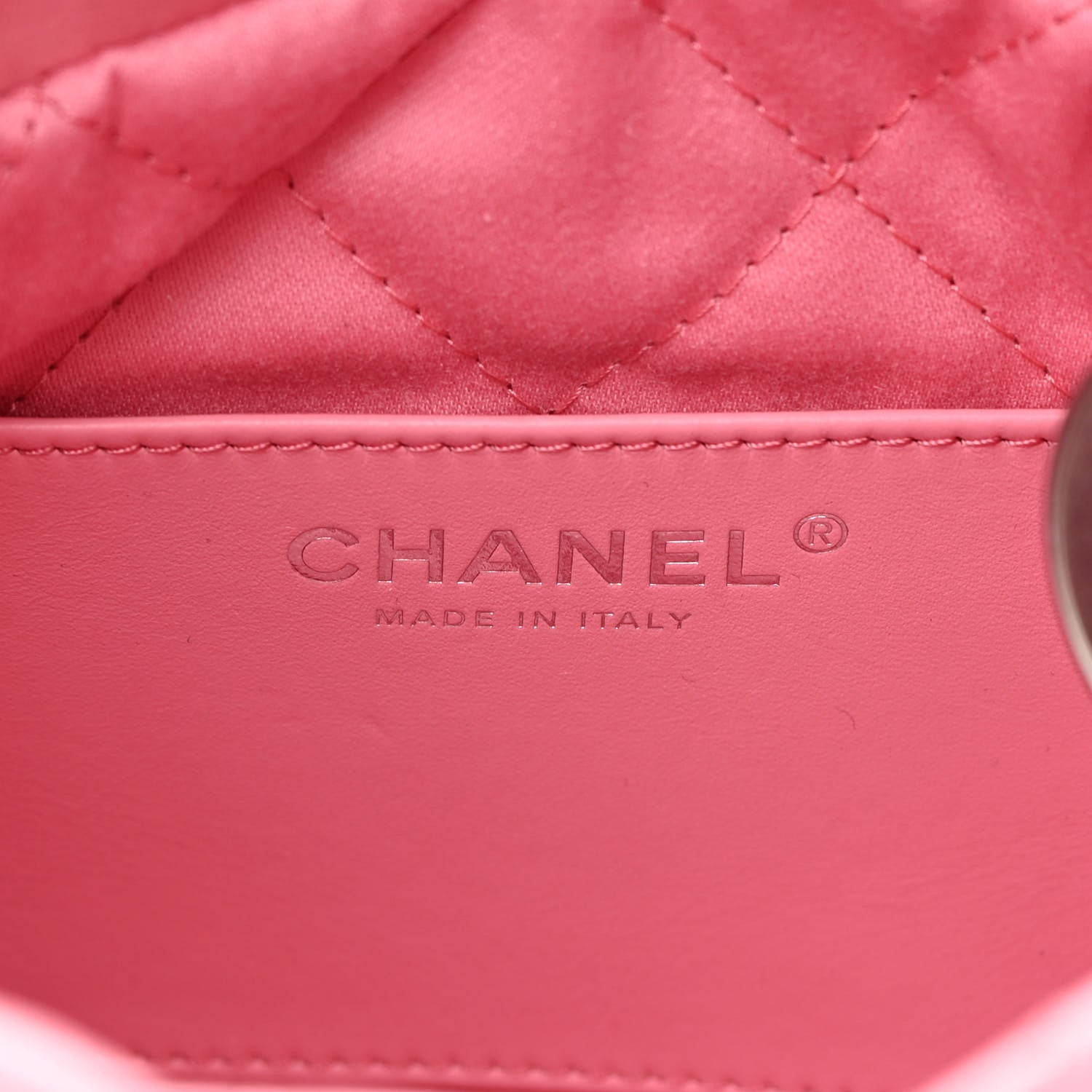 Chanel Shiny Calfskin Quilted Mini Chanel 22 Pink 6 of 10