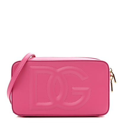 Dolce & Gabbana Calfskin DG Logo Zip Clutch Bag Glicine 1 of 8