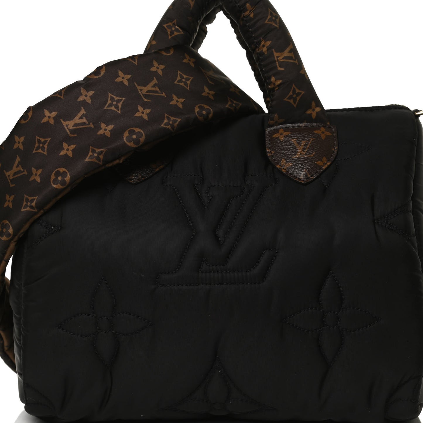 Econyl Mini Monogram Pillow Speedy Bandouliere 25 Black