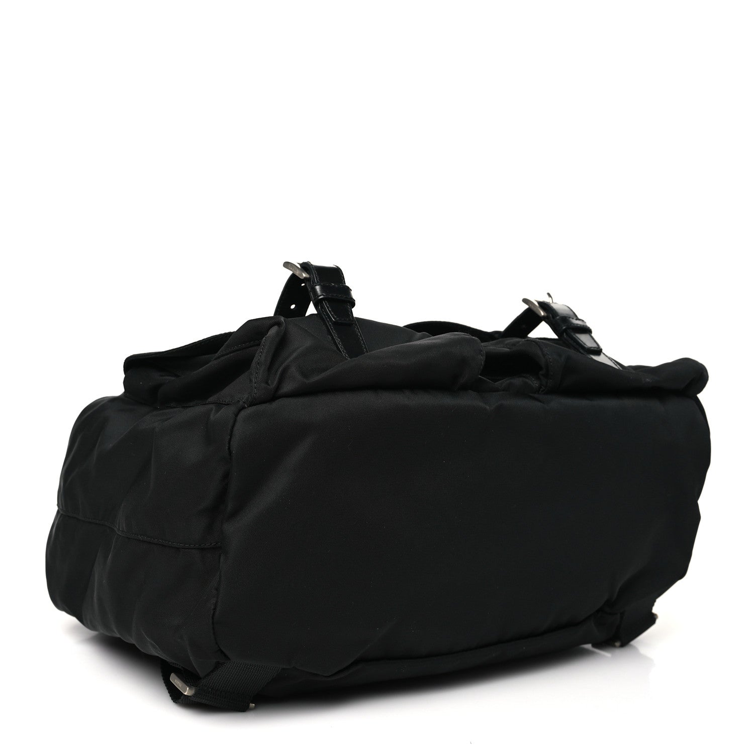 Prada Tessuto Nylon Saffiano Medium Backpack Black 4 of 9