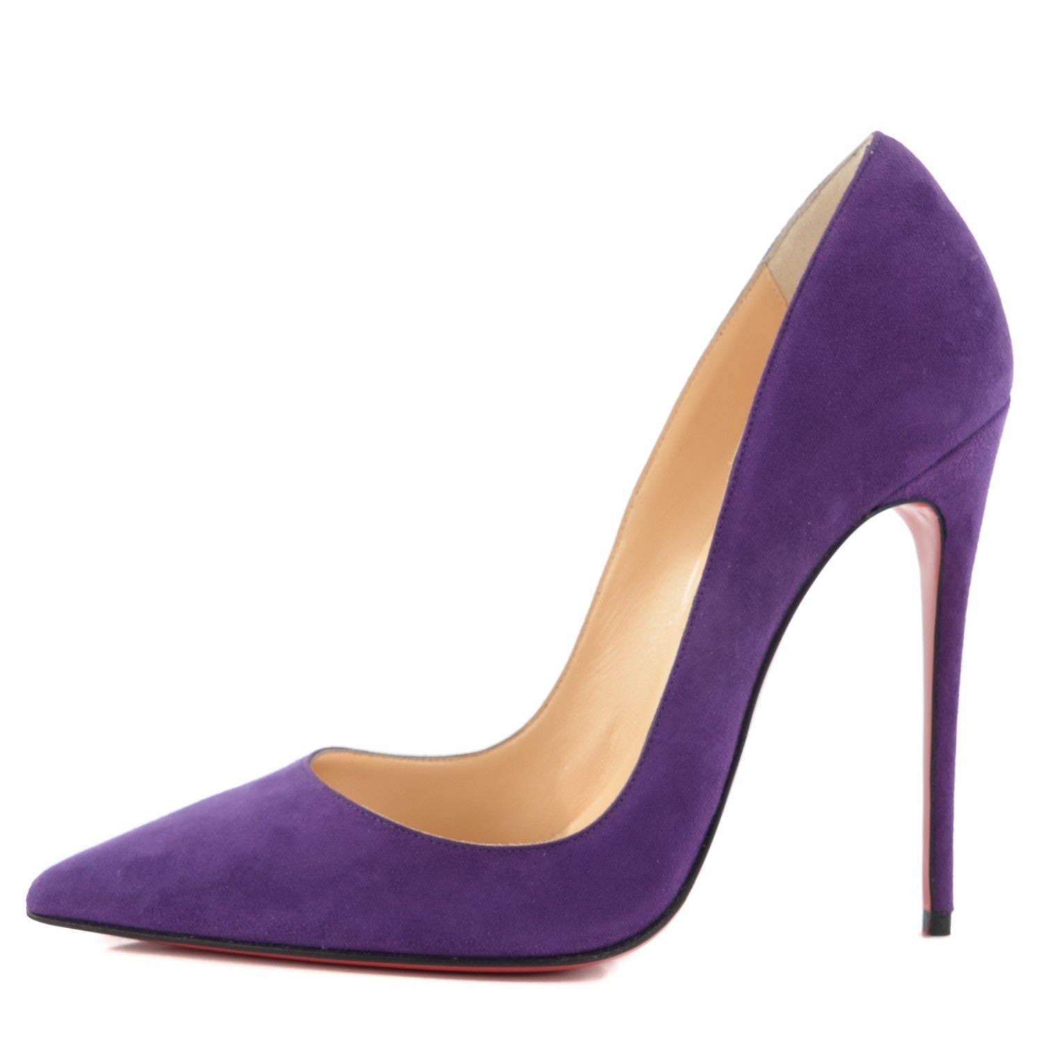 Christian Louboutin Suede So Kate 120 Pumps 38 Violet 1 of 8