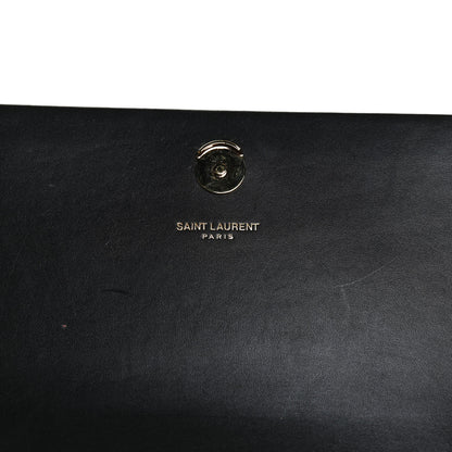 Saint Laurent Calfskin Small Classic Monogram Kate Tassel Satchel Black 7 of 13