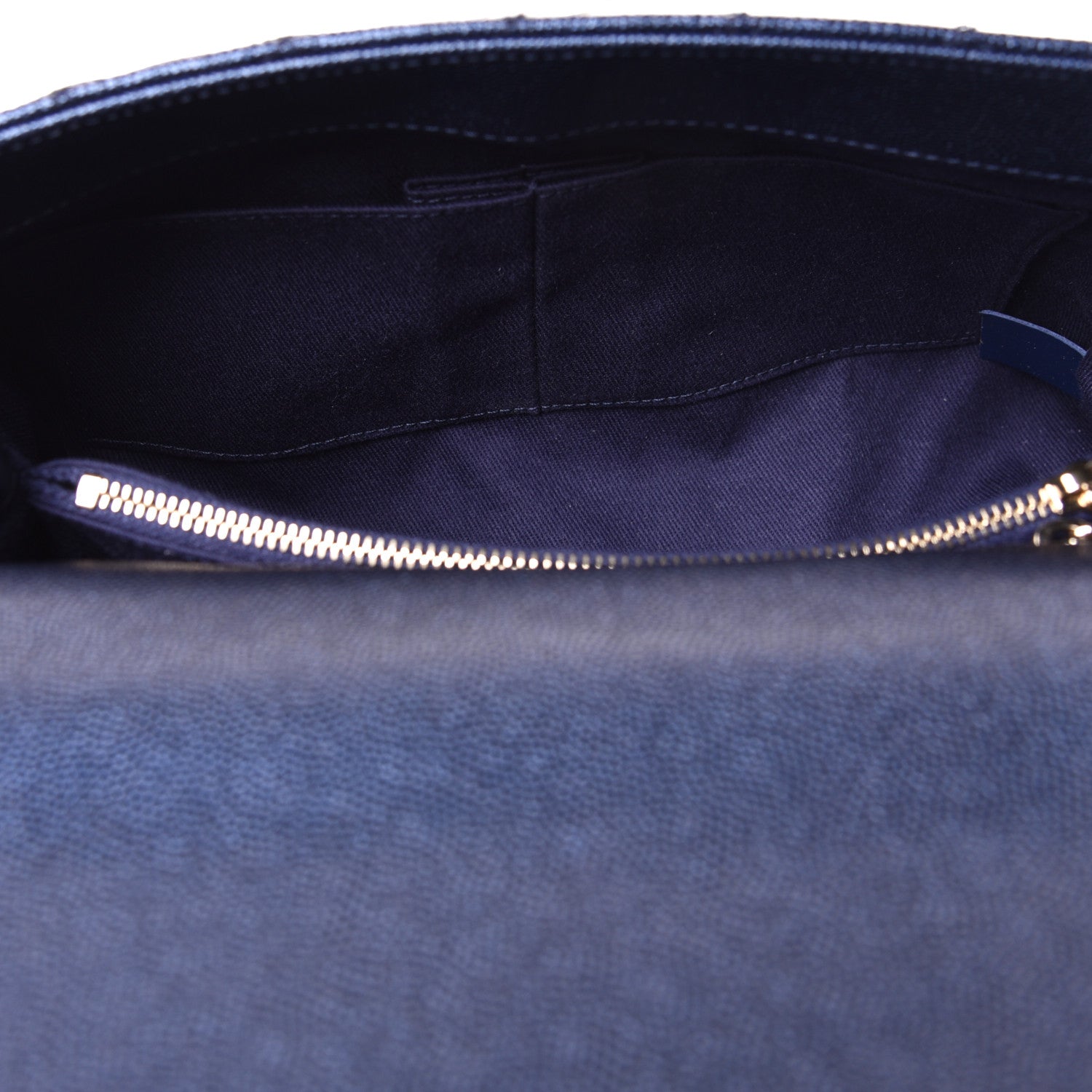 Chanel Iridescent Caviar Quilted Small Coco Handle Flap Dark Blue 5 of 9