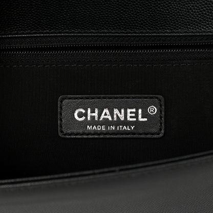 Chanel Caviar Quilted New Medium Boy Flap Black 6 of 11