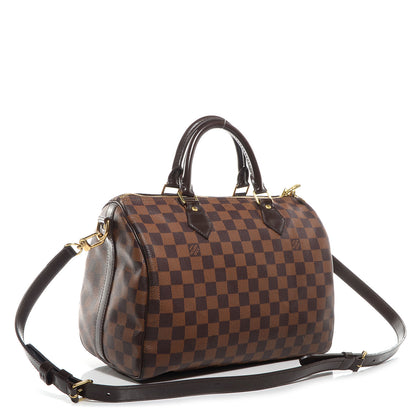 Louis Vuitton Damier Ebene Speedy Bandouliere 30 3 of 8