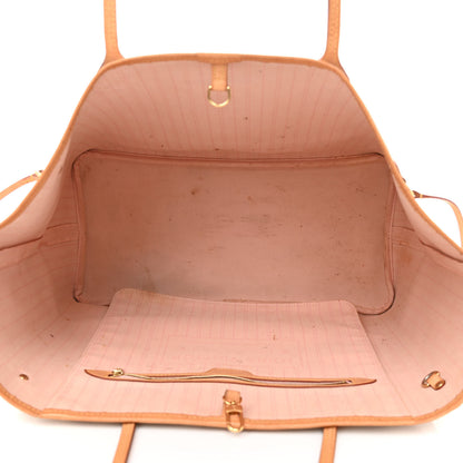Louis Vuitton Damier Azur Neo Neverfull GM Rose Ballerine 5 of 12