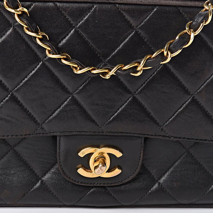 Chanel Lambskin Quilted Camera Case Black 9 of 15