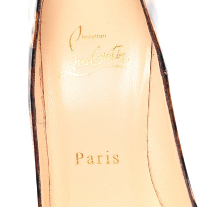 Christian Louboutin Patent Leopardino So Kate 120 Pumps 35.5 Brown 7 of 8
